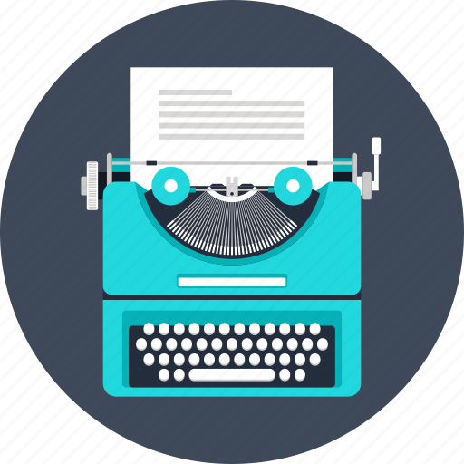 Author, document, typewriter, article, copywriting, script, text icon - Download on Iconfinder