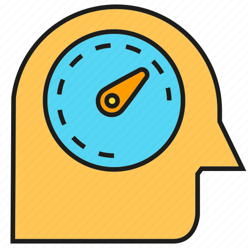 Creative, fast, head, intelligence, smart, speedometer, thinking icon - Download on Iconfinder