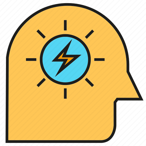 Creative, energy, head, idea, intelligence, smart, thinking icon - Download on Iconfinder