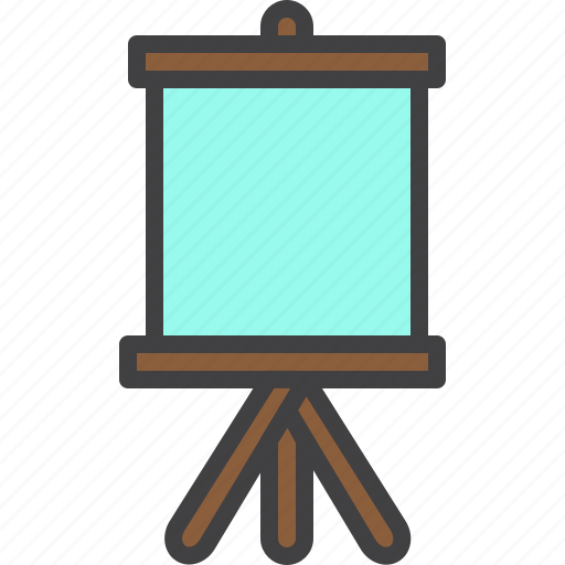 Easel, canvas, blank, stand icon - Download on Iconfinder