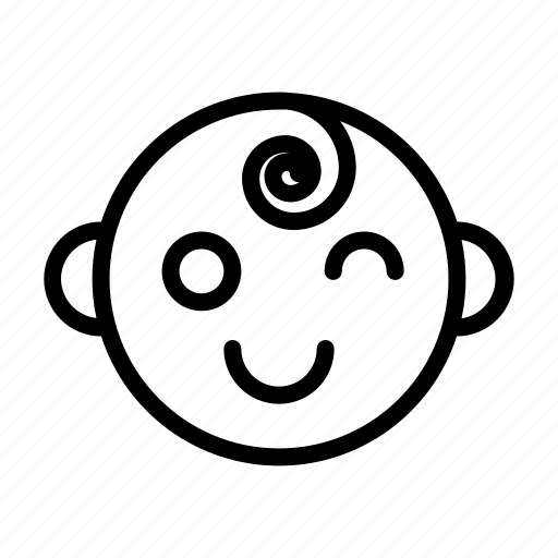 Children, emoticon, fun, smile icon - Download on Iconfinder