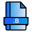 b, extension, file, format 