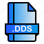 dds, extension, file, format 