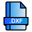 dxf, extension, file, format 