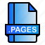extension, file, format, pages 