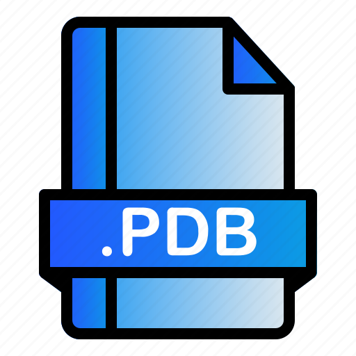 Extension, file, format, pdb icon - Download on Iconfinder