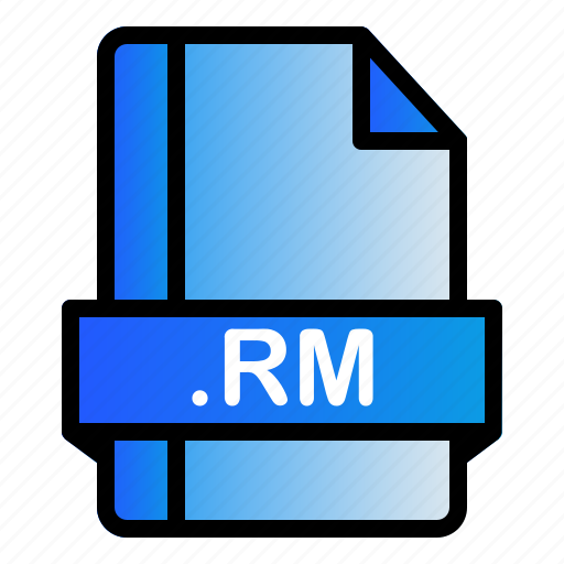 Extension, file, format, rm icon - Download on Iconfinder