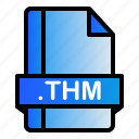 extension, file, format, thm