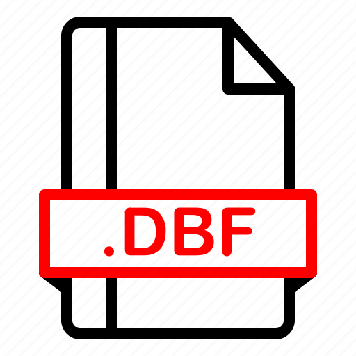 Dbf, extension, file, format icon - Download on Iconfinder