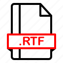 extension, file, format, rtf