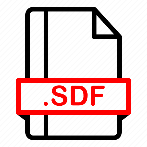 Extension, file, format, sdf icon - Download on Iconfinder