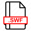 extension, file, format, swf
