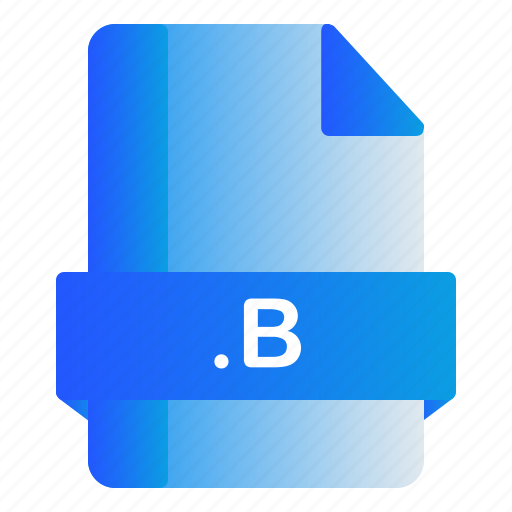 B, extension, file, format icon - Download on Iconfinder