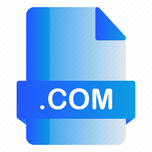 Com, extension, file, format icon - Download on Iconfinder