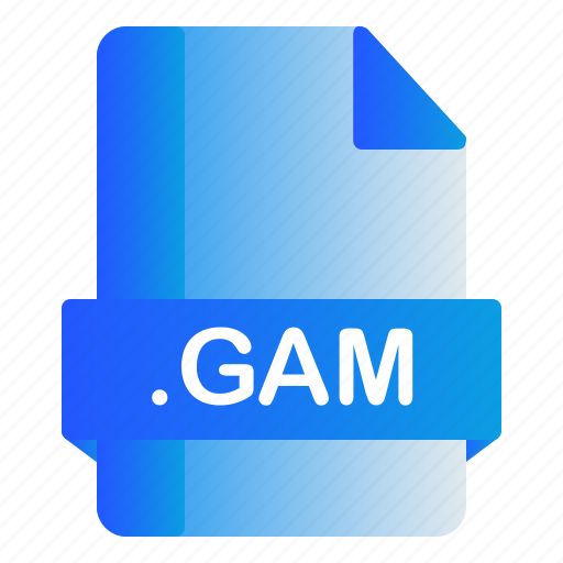 Extension, file, format, gam icon - Download on Iconfinder
