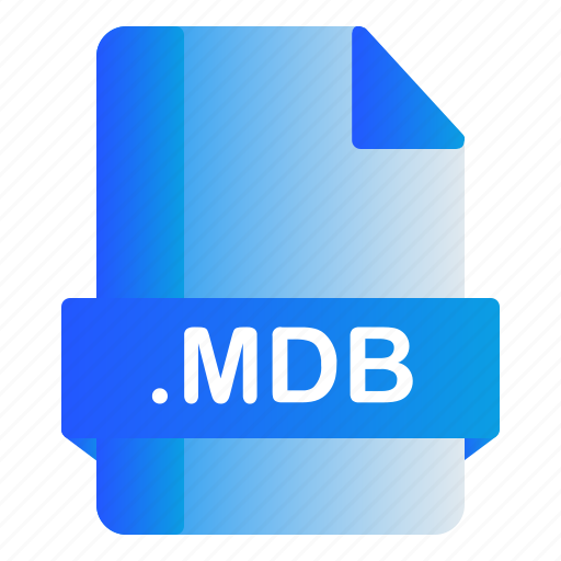 Extension, file, format, mdb icon - Download on Iconfinder