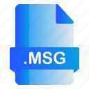 extension, file, format, msg 