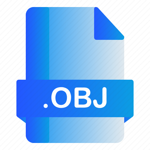 Extension, file, format, obj icon - Download on Iconfinder