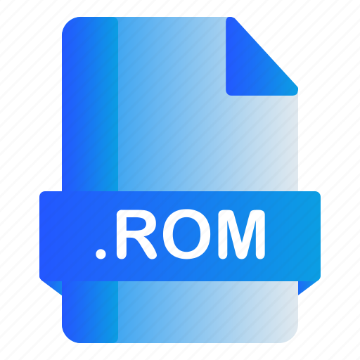 Extension, file, format, rom icon - Download on Iconfinder