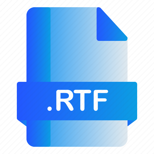 Extension, file, format, rtf icon - Download on Iconfinder
