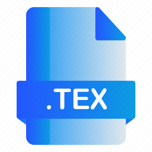 Extension, file, format, tex icon - Download on Iconfinder