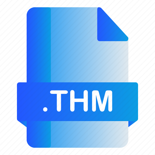 Extension, file, format, thm icon - Download on Iconfinder