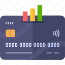 credit, card, bank, debit, online, payment, method, garph
