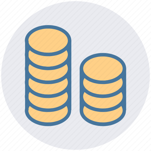 Cash, coins, currency, dollar, dollar coins, money icon - Download on Iconfinder