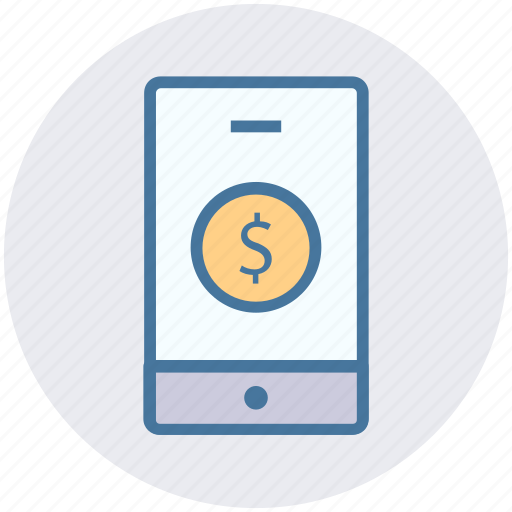 Dollar, dollar sign, mobile, online payment, smartphone icon - Download on Iconfinder