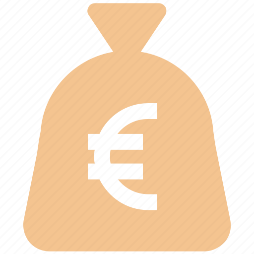 Cash, cash bag, euro, money, payment, sack of money icon - Download on Iconfinder
