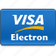 credit, electron, visa, card