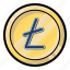coin, cryptocurency, litecoin, money, rates 