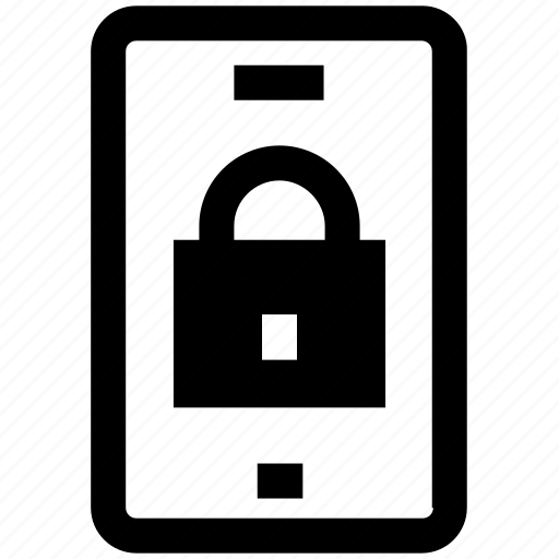 Lock, mobile, mobile code, mobile secure, password icon - Download on Iconfinder