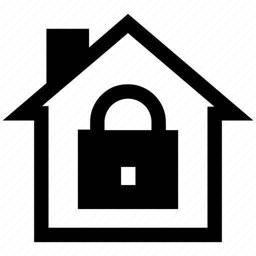 Home insurance, house security, lock, lock house, security icon - Download on Iconfinder