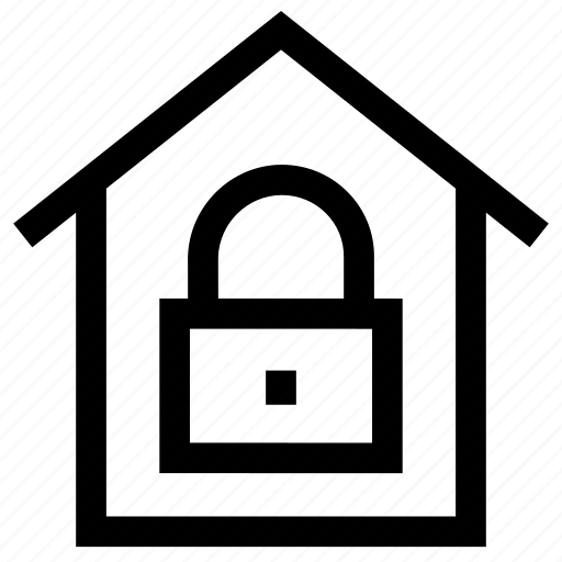 Building, home, house, lock icon - Download on Iconfinder
