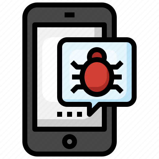 Bug, virus, electronics, communications, smartphone icon - Download on Iconfinder