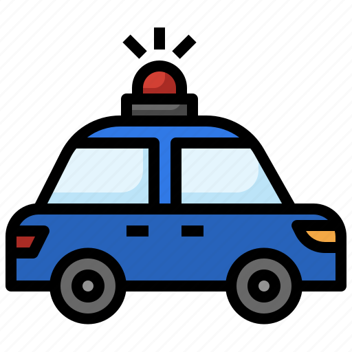 Police, car, patrol, transportation, automobile, emergency icon - Download on Iconfinder