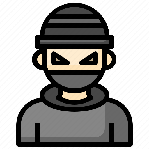 Thief, robber, burglar, criminal, avatar icon - Download on Iconfinder