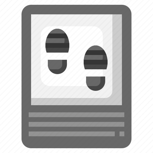 Footsteps, picture, photo, evidence icon - Download on Iconfinder