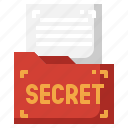 secre, folder, top, secret, documents, police