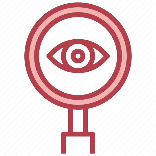Eye, magnifying, glass, search, glass0aroot, cause icon - Download on Iconfinder