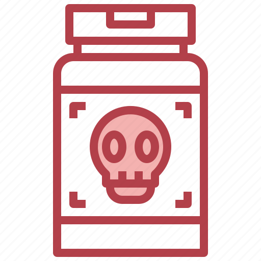 Poison, skull, poisonous, dead, dangerous icon - Download on Iconfinder