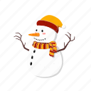 snowman, christmas, xmas, decoration, winter, snow