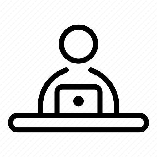 Business, businessman, communication, computer, laptop, man, office icon - Download on Iconfinder