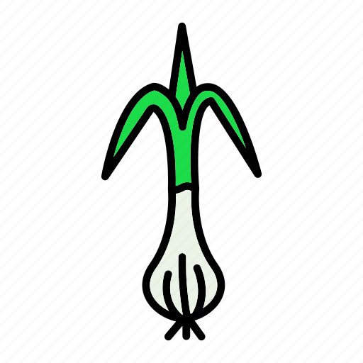 Food, green, kitchen, leaf, onion, plant, vegetable icon - Download on Iconfinder