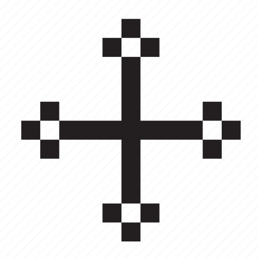 Catholic, christian, cross, plus, religion, add icon - Download on Iconfinder