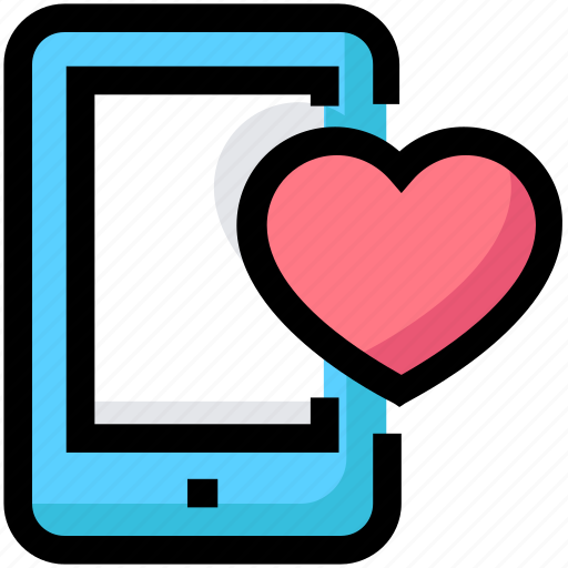 Charity, donation, heart, smartphone icon - Download on Iconfinder