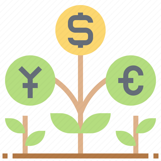 Currency, economic, growth, money, profit icon - Download on Iconfinder