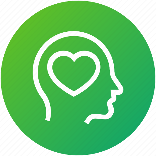 Charity, head, heart, thinking icon - Download on Iconfinder