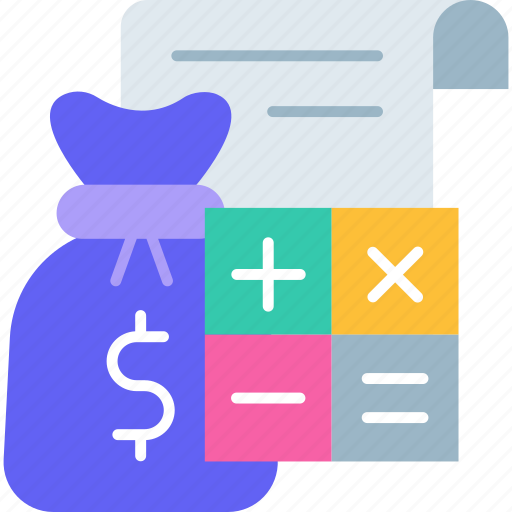 Budget, calculator, accounting, expenses, finances, cost icon - Download on Iconfinder